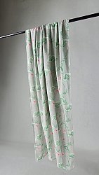 Vorhänge - Baumwollvorhang Adella (grün/lila)