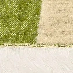 Decken - Wolldecke im Mischgewebe - Audrey Check (beige/grün/lila)