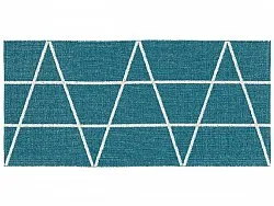 Kunststoffteppiche - Der Horred-Teppich Viggen (blau)