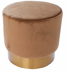Sitzpoufs samt - Copenhagen (braun)