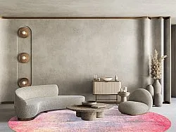 Rund Teppich - Perugia (rosa)