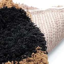 Rund Teppich - Cefalu Natural Cotton Shaggy (mehrfarbig)