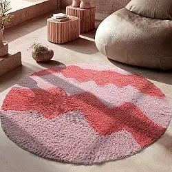 Hochflorteppiche - Amira Natural Cotton Shaggy (rosa)