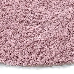 Hochflorteppiche - Amira Natural Cotton Shaggy (rosa)