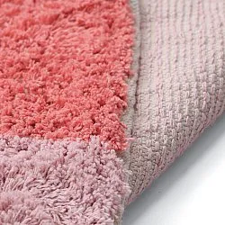 Hochflorteppiche - Amira Natural Cotton Shaggy (rosa)