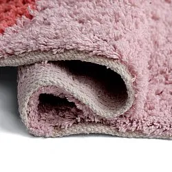 Hochflorteppiche - Amira Natural Cotton Shaggy (rosa)