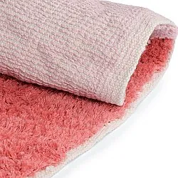 Hochflorteppiche - Amira Natural Cotton Shaggy (rosa)