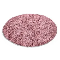 Rund Teppich - Combarro Solid Cotton Shaggy (hellrosa)