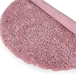 Rund Teppich - Combarro Solid Cotton Shaggy (hellrosa)