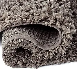 Rund Teppich - Combarro Solid Cotton Shaggy (taupe)
