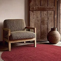 Rund Teppich - Hamilton (tiefrot)
