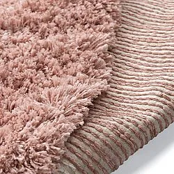 Rund Teppich - Perast Natural Cotton Shaggy (mehrfarbig)