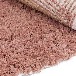 Rund Teppich - Perast Natural Cotton Shaggy (mehrfarbig)