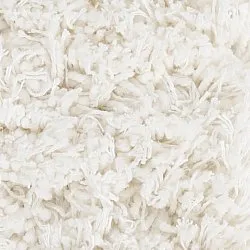 Rund Teppich - Sivota Natural Cotton Shaggy (cremefarben)