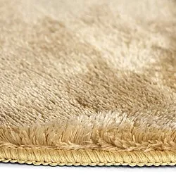 Runde Teppiche - Aranga Super Soft Fur (dunkelbeige)