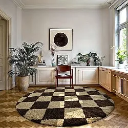 Runde Teppiche - Albi (braun/beige)