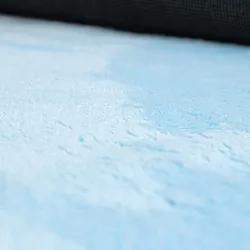 Runde Teppiche - Aranga Super Soft Fur (hellblau)