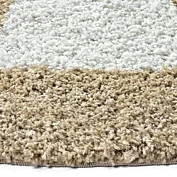 Runde Teppiche - Asilah (beige/weiß)