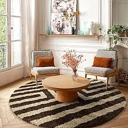 Runde Teppiche - Imilchil (beige/braun)