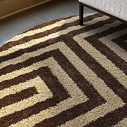 Runde Teppiche - Imilchil (beige/braun)
