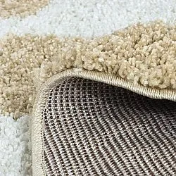 Runde Teppiche - Tamri (beige/weiß)
