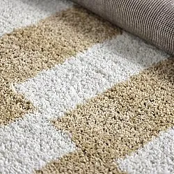 Runde Teppiche - Tamri (beige/weiß)