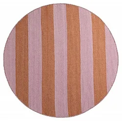 Rund Teppich - Garine (orange/rosa)