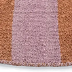 Rund Teppich - Garine (orange/rosa)