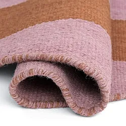 Rund Teppich - Garine (orange/rosa)