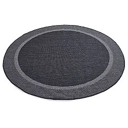 Rund Teppich - Indoor/Outdoor Alta (anthrazit)