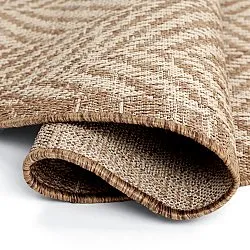 Rund Teppich - Indoor/Outdoor Donora (braun)