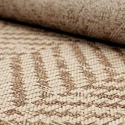 Rund Teppich - Indoor/Outdoor Donora (braun)
