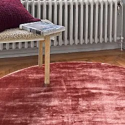 Rund Teppich - Jodhpur Special Luxury Edition (burgund)
