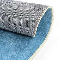 Rund Teppich - Lynton (blau)