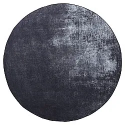 Rund Teppich - Lynton (schwarz)