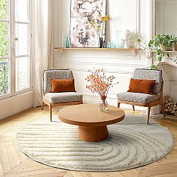 Runde Teppiche - Evora (offwhite)