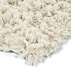 Hochflorteppiche - Fassale Hand Woven Wool Shaggy (weiß)