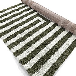 Hochflorteppiche - Imilchil (weiß/grün)