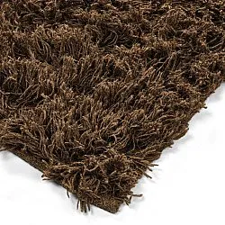 Hochflorteppiche - Melilla Hand Woven Wool Shaggy (braun)