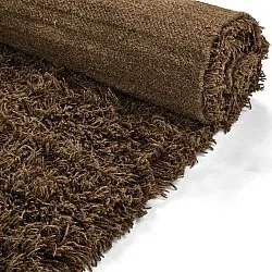 Hochflorteppiche - Melilla Hand Woven Wool Shaggy (braun)