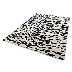 Hochflorteppiche - Zebra Tufted Wool Premium (weiß/schwarz)