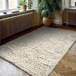 Hochflorteppiche - Aden (beige/weiß)