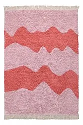 Hochflorteppiche - Amira Natural Cotton Shaggy (rosa)