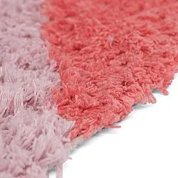 Hochflorteppiche - Amira Natural Cotton Shaggy (rosa)