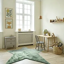 Kinderteppich - Aranga Super Soft Star (grün)