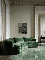 Welligem Hochflorteppich - Aranga Super Soft Fur (grün)
