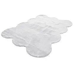 Welligem Hochflorteppich - Aranga Super Soft Fur (weiß)