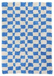 Hochflorteppiche - Atrani Natural Cotton Shaggy (blau)