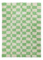 Hochflorteppiche - Atrani Natural Cotton Shaggy (grün)