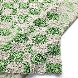 Hochflorteppiche - Atrani Natural Cotton Shaggy (grün)